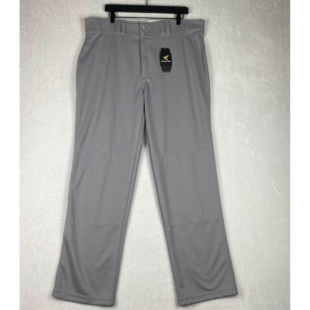 Easton Baseball Pants Mens Size Extra Large Gray Rival Pants Pockets Outdoors